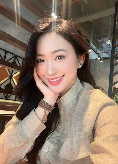 Thủy Tiên từng tham gia cuộc thi Hoa hậu Sinh viên Việt Nam 2024. Ảnh: FB Vũ Thủy Tiên.