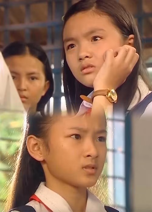 Yeye Nhật Hạ đóng vai Phương ngày nhỏ trong Mùi ngò gai. Sau đó, cô từng có khoảng 5 năm không tham gia phim ảnh. Ảnh: VOV.