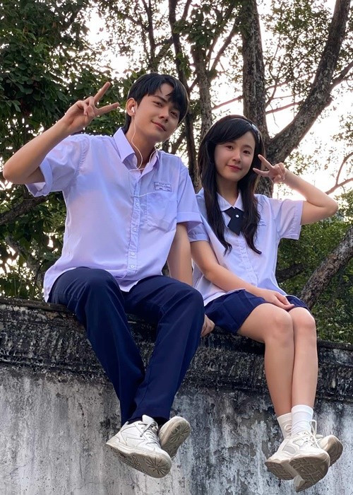 Lê Hoàng Long và Midu đẹp đôi trên màn ảnh. Ảnh: FB Lê Hoàng Long.