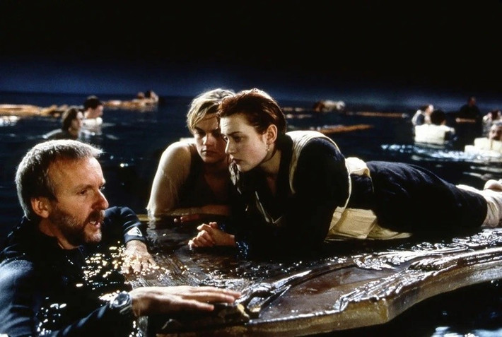 Trước Avatar, James Cameron thực hiện phim Titanic (1997). Ảnh: VOV.