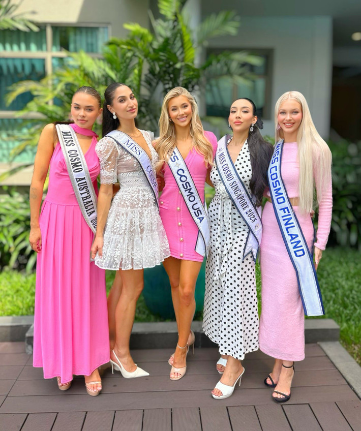 "Một người lãnh đạo thực sự dẫn dắt bằng trái tim, sự đồng cảm, tự tin và lòng trắc ẩn. Họ đặt người khác lên trước bản thân và nêu gương bằng hành động", Yolina cho biết thêm. Ảnh: Miss Cosmo USA.