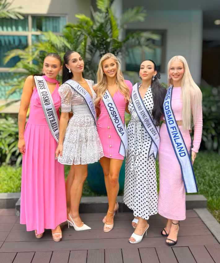 "Một người lãnh đạo thực sự dẫn dắt bằng trái tim, sự đồng cảm, tự tin và lòng trắc ẩn. Họ đặt người khác lên trước bản thân và nêu gương bằng hành động", Yolina cho biết thêm. Ảnh: Miss Cosmo USA.