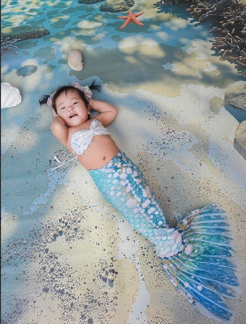 Con gái Thanh Trúc - Châu Khải Phong xinh như thiên thần. Ảnh: FB Kỳ Kỳ.