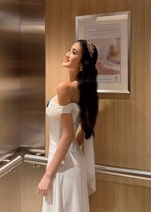 Ý Nhi thay đổi liên tục phong cách trang điểm, kiểu tóc tóc, phù hợp với từng trang phục. Ảnh: FB Ý Nhi.