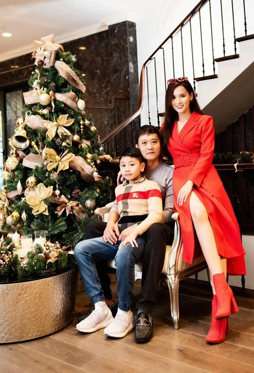 Năm 2011, Lã Thanh Huyền kết hôn với doanh nhân Trần Anh. Hiện tại, cô có một cậu con trai. Ảnh: FB Lã Thanh Huyền.