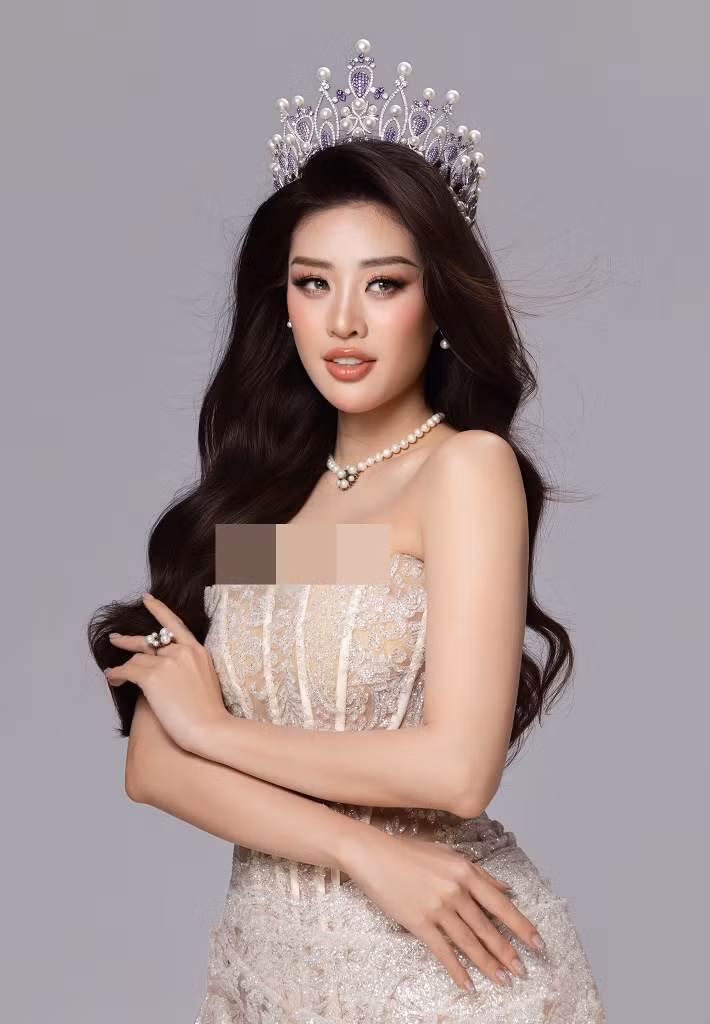 Khánh Vân gửi lời cảm ơn đến chồng vì món quà đặc biệt nhân kỷ niệm 6 năm đăng quang. Ảnh: Nguyễn Long.