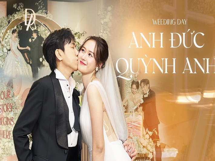 Đám cưới của Anh Đức được tổ chức hoành tráng vào tháng 9/2024 tại TP HCM. Ảnh: FB Anh Đức.