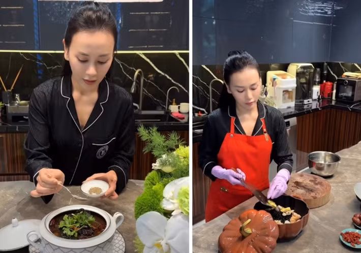 Nữ diễn viên được nhận xét trông gầy hơn so với trước đây. Ảnh: Người Đưa Tin.