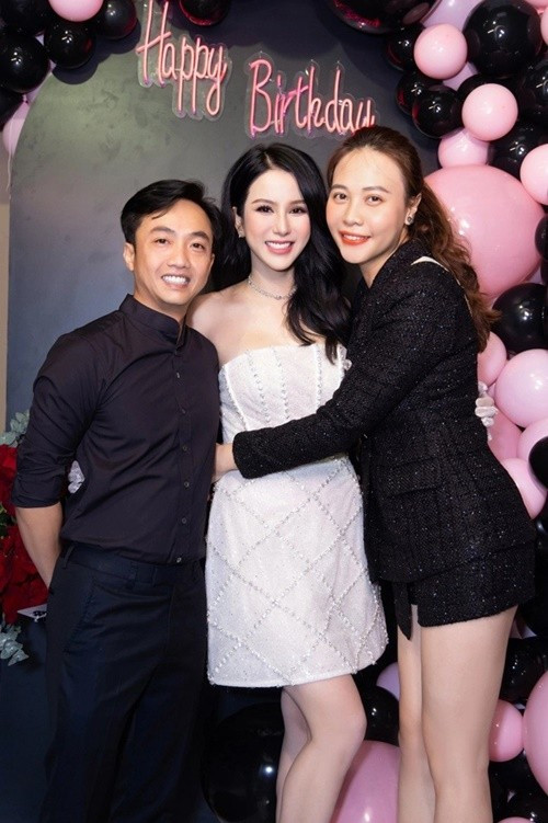 Cường Đô la - chồng Đàm Thu Trang thân thiết với Diệp Lâm Anh. Ảnh: Người Đưa Tin.