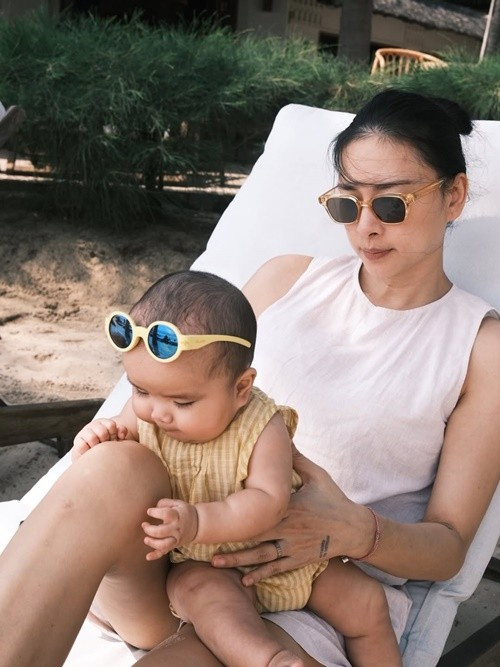 Ở phía Ngô Thanh Vân, nữ diễn viên cũng thường xuyên chia sẻ về hành trình làm mẹ với nhiều cung bậc cảm xúc. Ảnh: Instagram Ngô Thanh Vân.