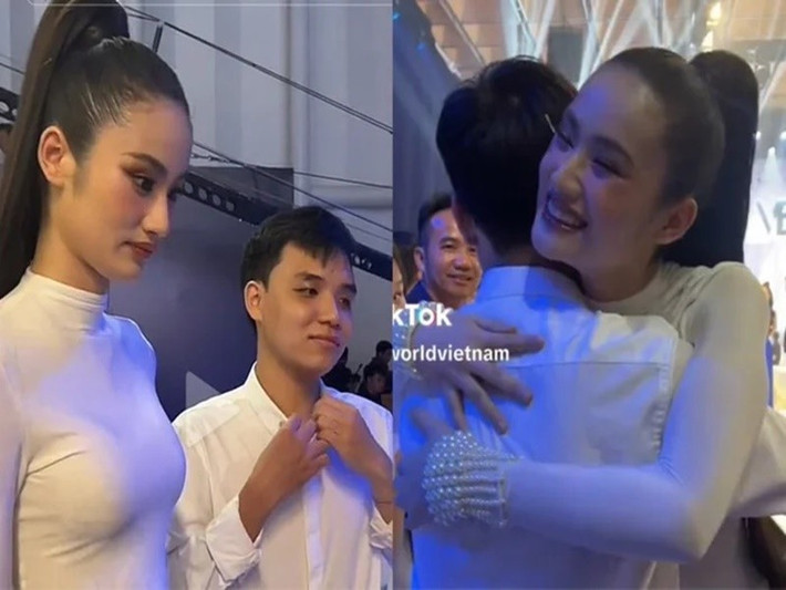 Khi Hoa hậu Ý Nhi sang Ấn Độ thi Miss World 2025 vào tháng 5/2025, Anh Kiệt không ra sân bay tiễn. Sau đó, khi nàng hậu về nước sau cuộc thi, Anh Kiệt tiếp tục vắng mặt. Một số cư dân mạng đoán già đoán non Anh Kiệt và Ý Nhi chia tay. Ảnh: Saostar.