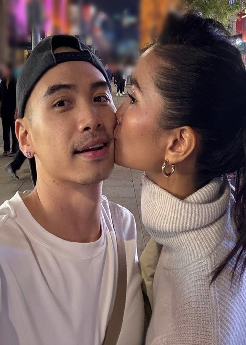 Sau khi kết hôn, Tuấn Khôi và H'hen Niê liên tục khoe ảnh ngày còn hẹn hò bí mật. Ảnh: FB H'hen Niê.