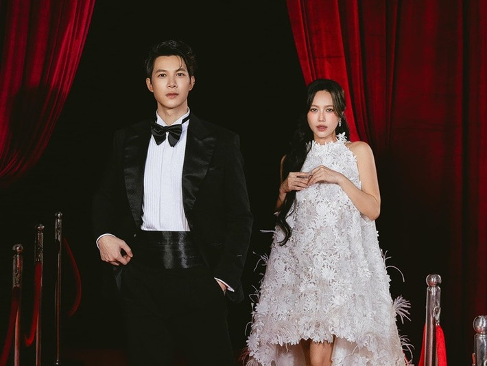 Vợ chồng Anh Tú - Diệu Nhi bí mật đăng ký kết hôn vào ngày 10/10/2019. Ngày 10/10/2022, đôi uyên ương tổ chức đám cưới. Ảnh: FB Diệu Nhi.