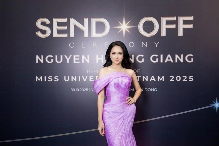 Chủ tịch Miss Universe Vietnam Valentin Trần chia sẻ trên VOV: “Miss Universe không còn là cuộc thi đơn thuần về sắc đẹp. Đây là sân khấu toàn cầu của những câu chuyện thật, của những người phụ nữ đại diện cho lòng dũng cảm và sự chuyển hóa. Hương Giang là minh chứng sống cho điều đó”. Ảnh: VOV.
