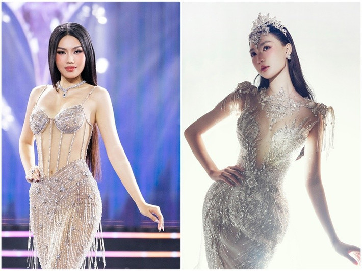 Đỗ Cẩm Ly đoạt Á hậu Hoàn vũ Việt Nam 2025 (trái) còn Nguyễn Thị Cẩm Ly là Á hậu 2 Hoa hậu Quốc gia Việt Nam 2024. Ảnh: FB Đỗ Cẩm Ly, Nguyễn Thị Cẩm Ly.