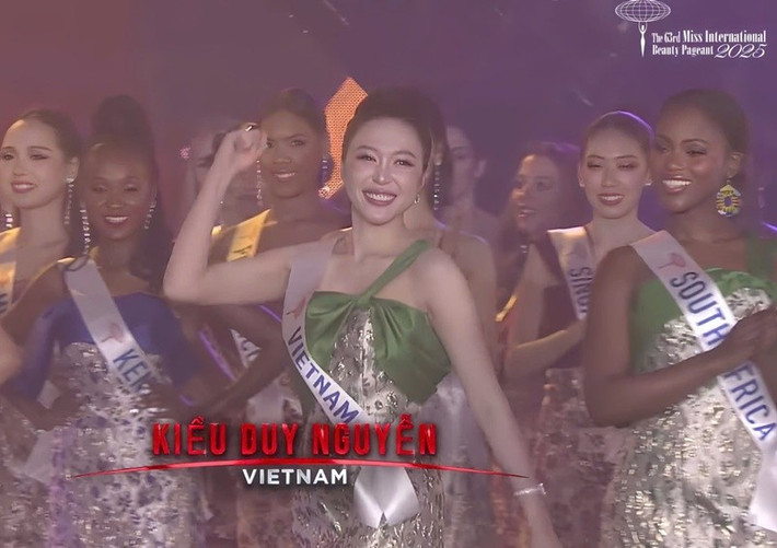 Điều khiến Kiều Duy tự hào nhất không phải thứ hạng, mà là tình cảm của gia đình, ê-kíp, khán giả Việt Nam và những người luôn tin tưởng, động viên cô trong suốt hành trình.