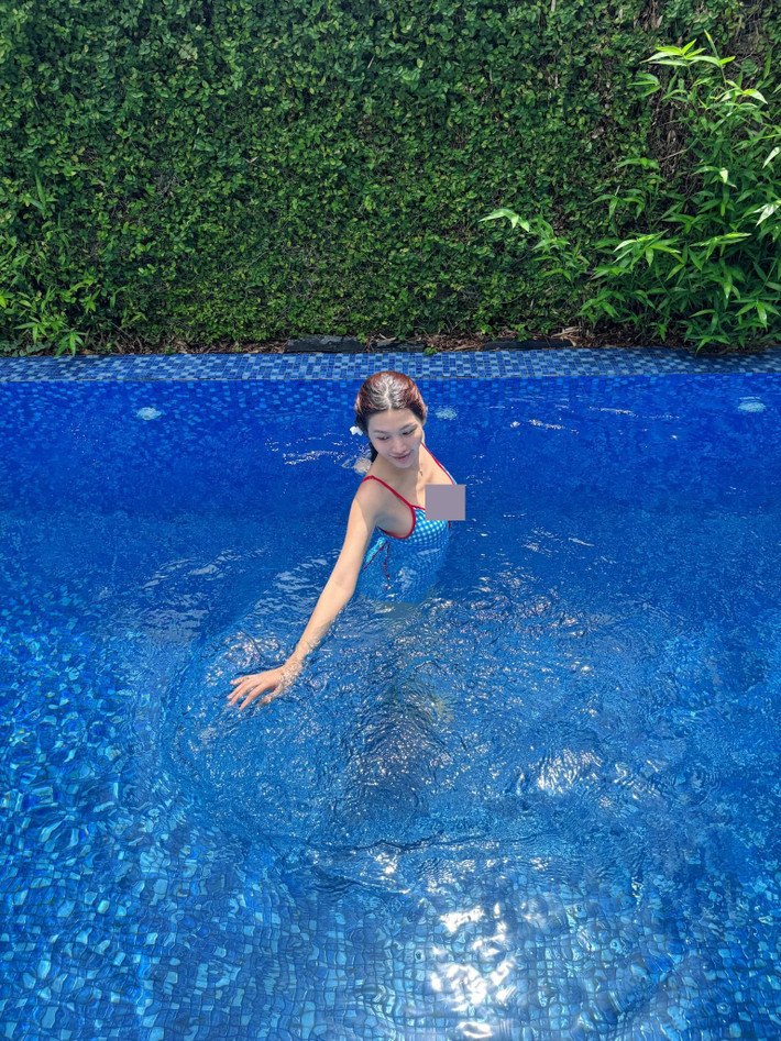 Quỳnh Châu cho biết, Ngọc Phát thích cách sống đơn giản của cô. Ảnh: FB Quỳnh Châu.