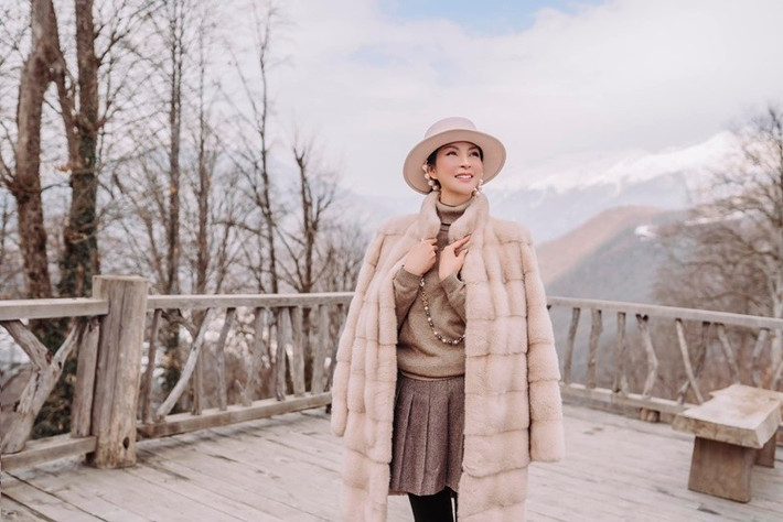 Thanh Mai thường xuyên đi du lịch trong và ngoài nước. Ảnh: FB Thanh Mai.