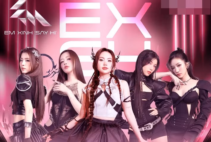 Orange cũng thuộc nhóm nhạc nữ toàn năng (Best 5) ở Em xinh say hi. Ảnh: Fanpage Em xinh say hi.