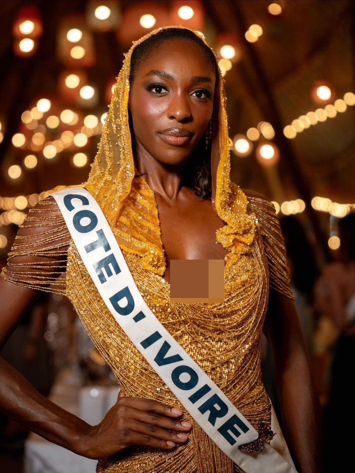 Olivia Yace đoạt danh hiệu Á hậu 2 Miss World 2021. Cô giành quyền đại diện Bờ Biển Ngà ở Miss Universe 2025. Olivia được nhiều khán giả kỳ vọng lọt top cao trong chung kết Miss Universe 2025. Ảnh: Miss Universe.