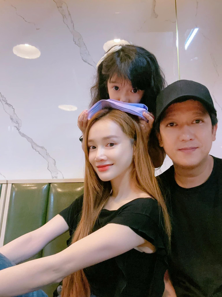 Bé Destiny thừa hưởng nhiều nét đẹp của Nhã Phương. Ảnh: FB Trường Giang.