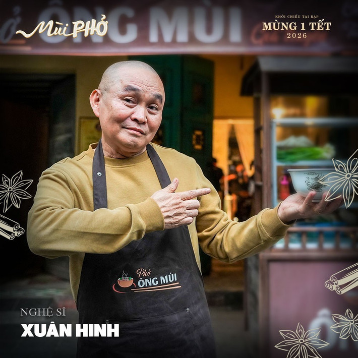 Mùi phở do Doanh nhân Bùi Quang Minh (Minh Beta) làm đạo diễn, sản xuất. Dàn diễn viên gồm: nghệ sĩ Xuân Hinh, Thanh Thanh Hiền, Thu Trang, Thanh Hương. Ảnh: Tiền Phong.