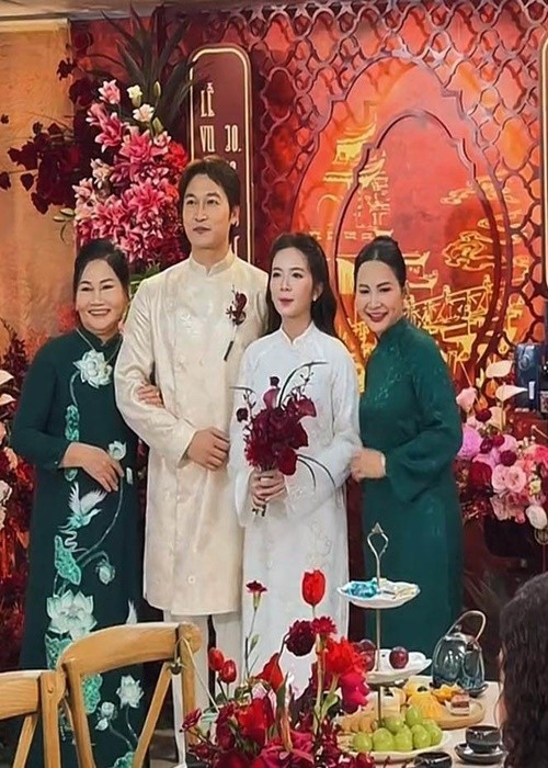 Cặp đôi đã nảy sinh tình cảm sau khi đóng chung các phim: Đừng nói khi yêu, Cha tôi, người ở lại. Ảnh: Đời Sống Gia Đình.