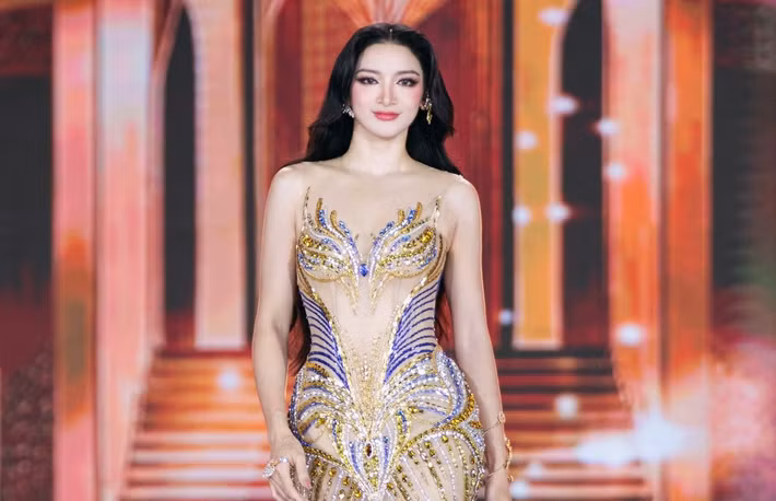 Danh hiệu á hậu 3 Hoa hậu Hòa bình Việt Nam 2025 thuộc về Đinh Y Quyên. Ảnh: Miss Grand Vietnam.