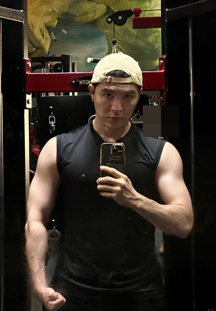 Steven Nguyễn sở hữu thân hình vạm vỡ, gương mặt nam tính. Ảnh: FB Steven Nguyễn.