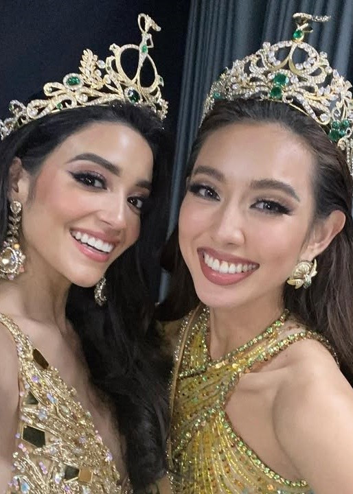 Vivianie Diaz-Arroyo đoạt danh hiệu Á hậu 3 Hoa hậu Hòa bình Quốc tế 2021. Mỹ nhân Puerto Rico hiện tại làm MC, người mẫu. Ảnh: Instagram Vivianie Diaz-Arroyo.