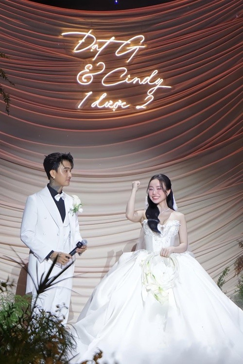 Ngày 13/7/2025, sau 5 năm hẹn hò, Đạt G và Bảo Ngọc tổ chức hôn lễ. Ảnh: FB Bảo Ngọc.