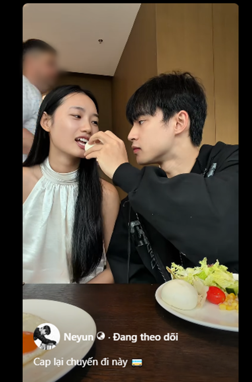 Neyun gây chú ý sau khi công khai chuyện tình cảm với Á hậu Quỳnh Anh. Ảnh: FB Neyun.