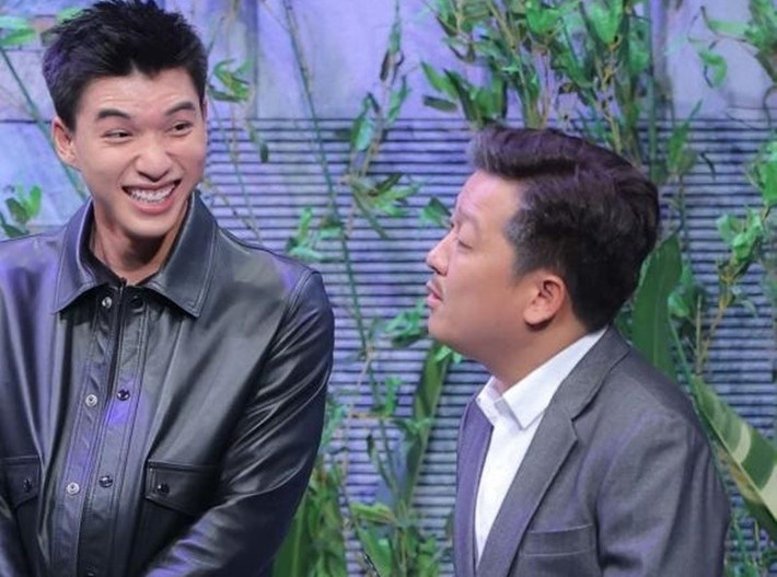 Trường Giang gửi lời mời đến HIEUTHUHAI đóng phim Chủ tịch giao hàng. Ảnh: Bảo Vệ Công Lý.