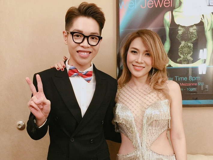 Đức Phúc luôn dành lời có cánh cho người thầy của mình. Ảnh: FB Đức Phúc.