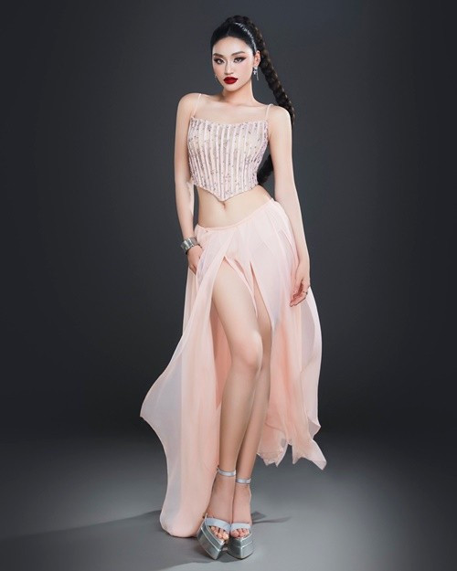 Đại diện Việt Nam chỉ có 2 tuần để chuẩn bị cho Miss Grand International 2025 sau khi đăng quang Miss Grand Vietnam 2025. Ảnh: FB Yến Nhi.