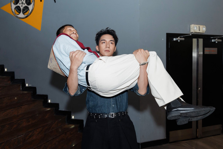 Ngoài đời, Phương Nam thân thiết với Steven Nguyễn, Đỗ Nhật Hoàng. Ảnh: FB Đỗ Nhật Hoàng.