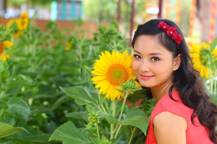 Mối tình giữa Lan Phương và một chàng trai người Đức bắt đầu khi cả hai gặp nhau tại một bữa tiệc. Ảnh: FB Lan Phương.