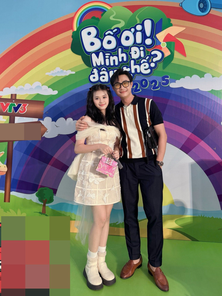 Tiến Lộc có một cô con gái tên Kity với người vợ cũ. Ảnh: FB Tiến Lộc.