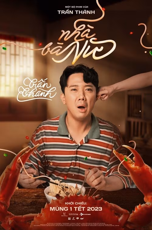 Năm 2023, “Nhà bà Nữ” do Trấn Thành sản xuất, đạo diễn và đảm nhận vai phụ thu gần 500 tỷ đồng. Cùng năm, “Đất rừng phương Nam” – dự án anh tham gia đầu tư và diễn xuất đạt hơn 140 tỷ đồng. Ảnh: VOV.