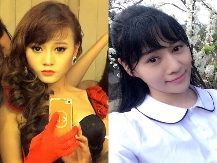 Phương Oanh gợi cảm, cuốn hút hơn sau khi phẫu thuật thẩm mỹ vào năm 2018. Thời điểm mới dao kéo, cô bị chê vì gương mặt thiếu tự nhiên. Ảnh: Người Đưa Tin.