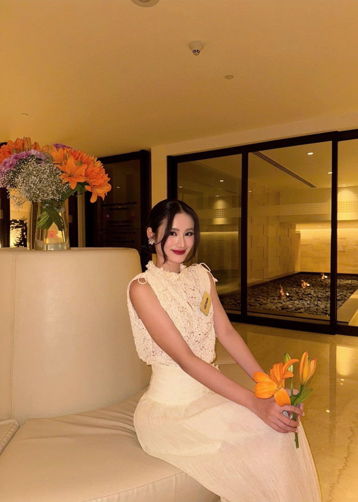 Chuyên trang sắc đẹp Missosology xếp Hoa hậu Ý Nhi thứ 10 ở Miss World 2025 trong bảng dự đoán mới nhất. Ảnh: FB Ý Nhi.