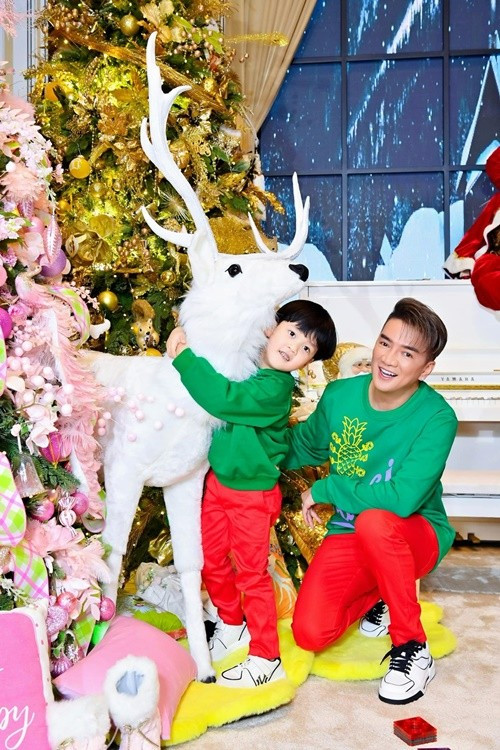 Đàm Vĩnh Hưng đang muốn bán biệt thự Quận 10, TP HCM để về sống gần trường học của con trai Polo (ở Quận 2). Ảnh: FB Polo Huỳnh.