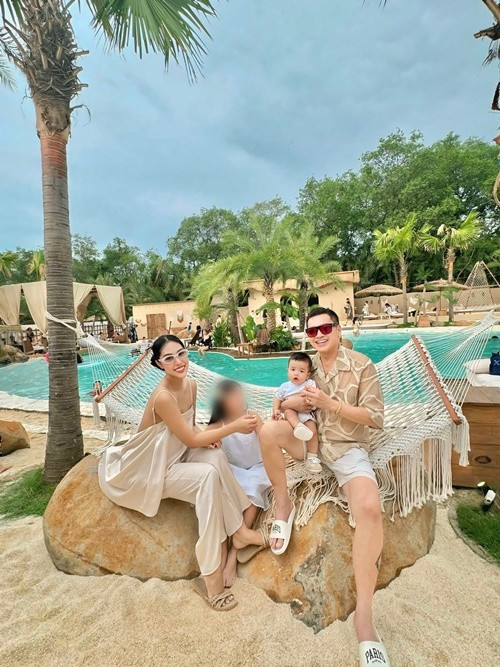 Quang Minh làm bố lần 3 ở tuổi U70. Ảnh: FB Tăng Khánh Chi.