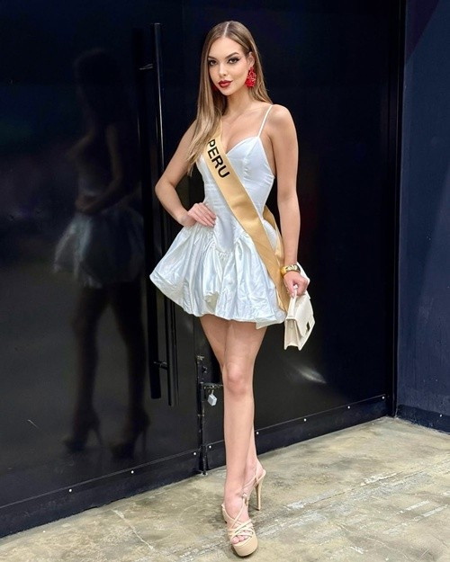 Flavia Lopez đăng quang Miss Grand Peru 2025 vào tháng 9 vừa qua. Bởi vậy, cô có ít thời gian để chuẩn bị cho cuộc thi. Ảnh: Miss Grand Peru.