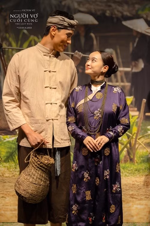 Trước đó, Thuận Nguyễn có cảnh nóng màn ảnh với Kaity Nguyễn trong phim Người vợ cuối cùng. Ảnh: Arttimes.