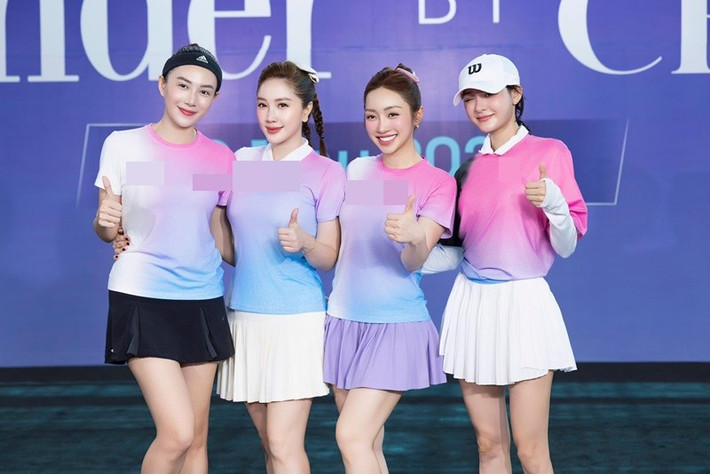 Mối quan hệ giữa Lê Hà và Bảo Thy ngày càng thân thiết nhờ sở thích picklball. Ảnh: FB Bảo Thy.