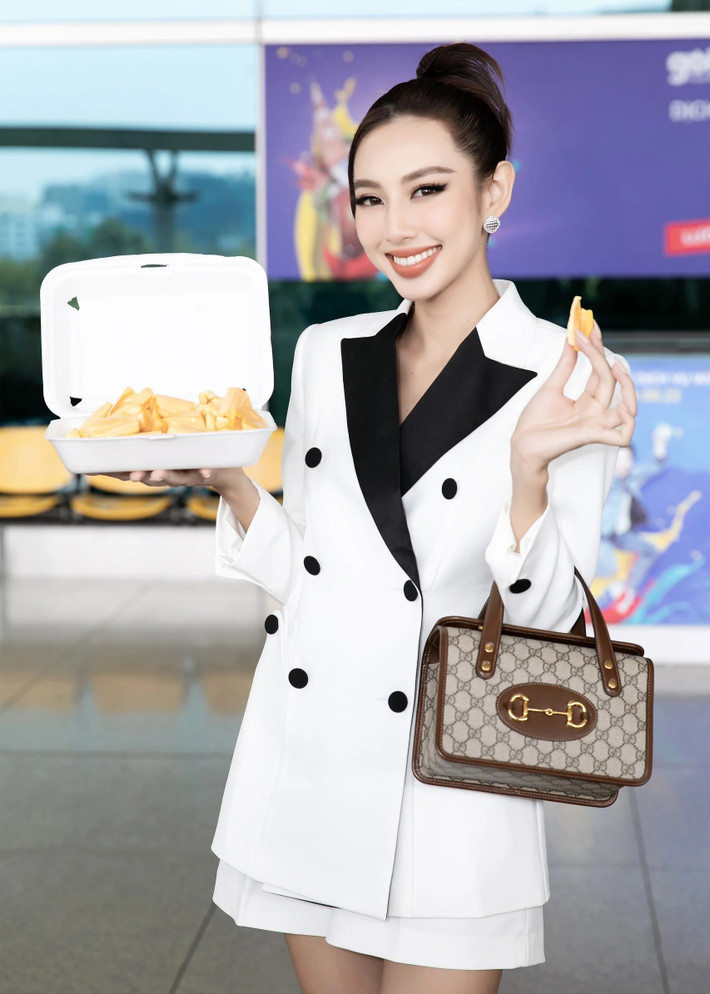 Thùy Tiên theo đuổi phong cách thanh lịch, sang trọng. Ảnh: Dân Việt.