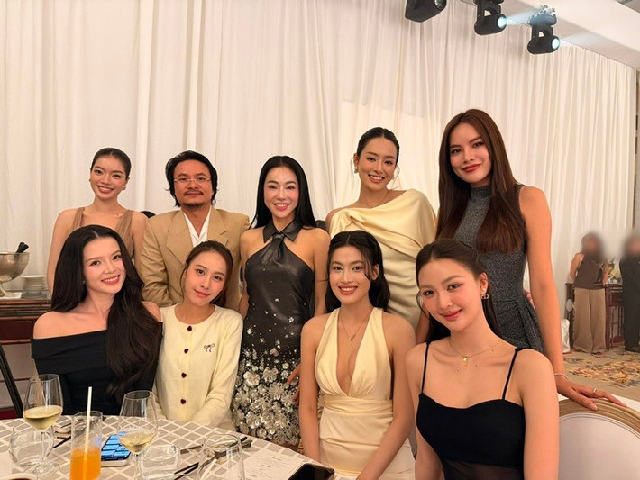 'Bà trùm hoa hậu' Kim Dung nhắn nhủ Tâm Như: "Chúc mừng Á hậu Đặng Hoàng Tâm Như đã tìm được bến đỗ bình yên của mình. Chúc cho em và chú rể Đức Ân sẽ mãi mãi hạnh phúc và yêu thương nhau, nắm chặt tay nhau trên mọi chặng đường sau này nha". Ảnh: FB Phạm Kim Dung.