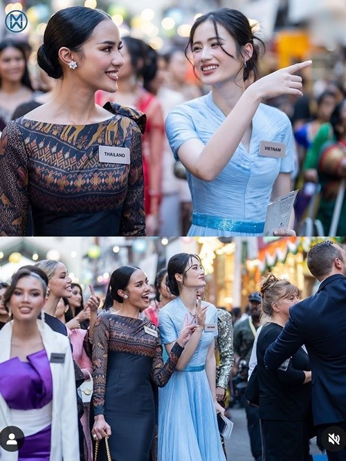 Đôi bạn thân dính như sam trong các hoạt động. Ảnh: FB Opal.