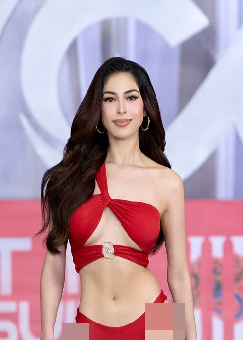 Ở cuộc thi Miss Globe 2022, Chelsea vào top 15 chung cuộc, giành giải Thí sinh hùng biện. Ảnh: FB Chelsea Fernandez.